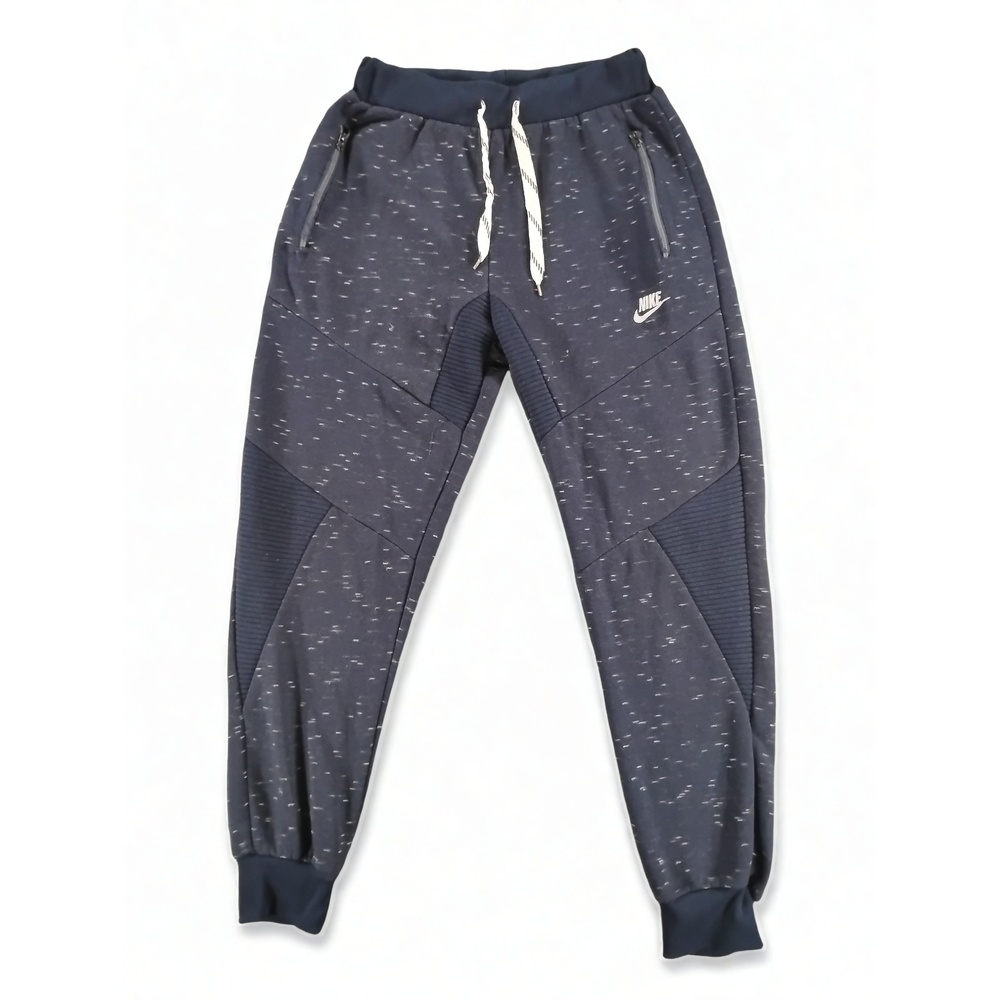 Nike Tech Fleece Joggers Size M Speckled Cotton Blend Streetwear Minimalist Fit